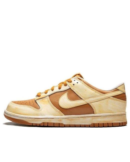 Nike Natural Dunk Low Vintage 'dark Curry' for men