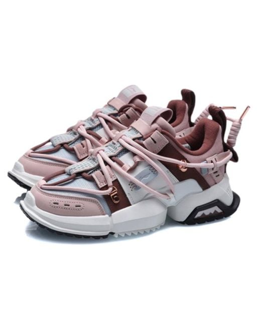 Li-ning Brown (Wmns) Titan Blossom X New York Fashion Week