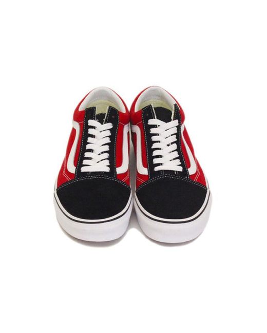 Vans Red Old Skool 'Otw Sidewall' for men