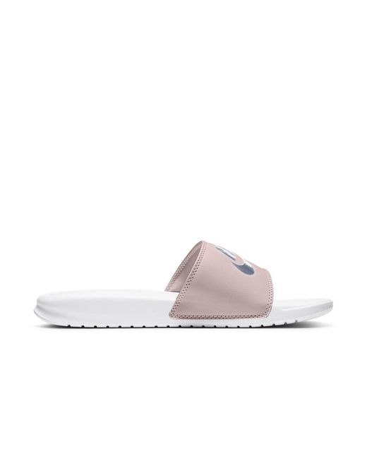 Nike Pink (Wmns) Benassi Jdi Slides 'Ghost Barely Rose'