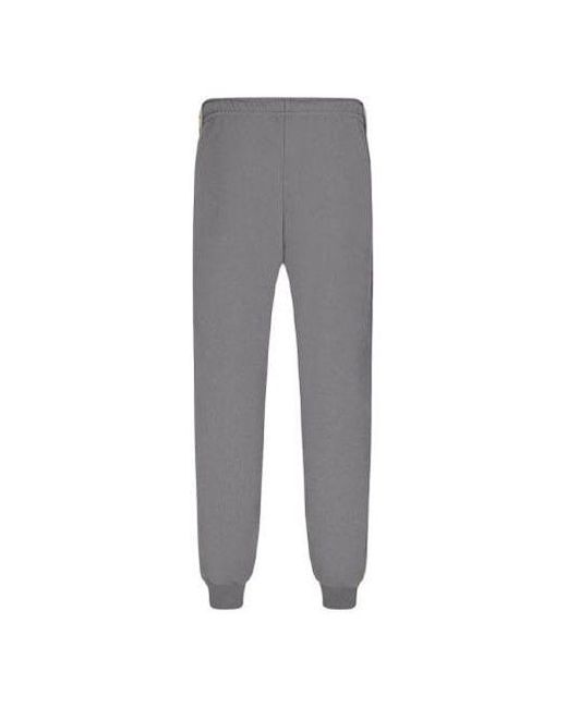 Gucci Gray Cotton Jersey Pants for men