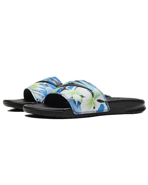 Nike Blue (Wmns) Benassi Jdi Print