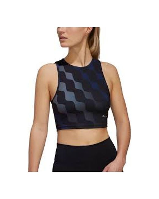 Adidas Blue (Wmns) X Marimekko Train Icons Print Tank Top