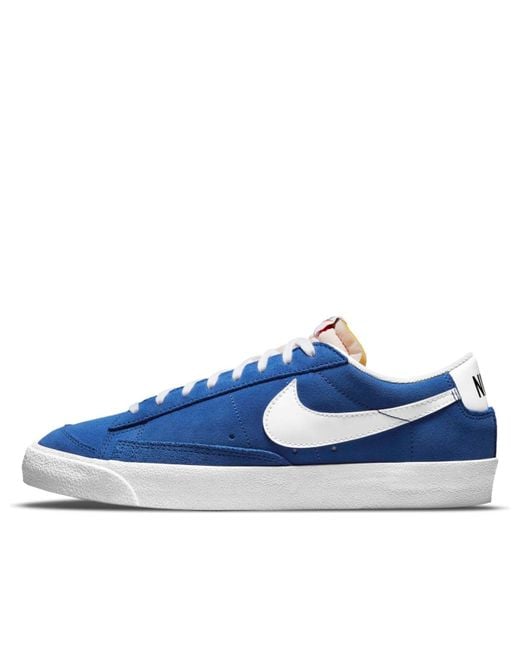 Nike Blue Blazer Low 77 Suede 'Team Royal' for men