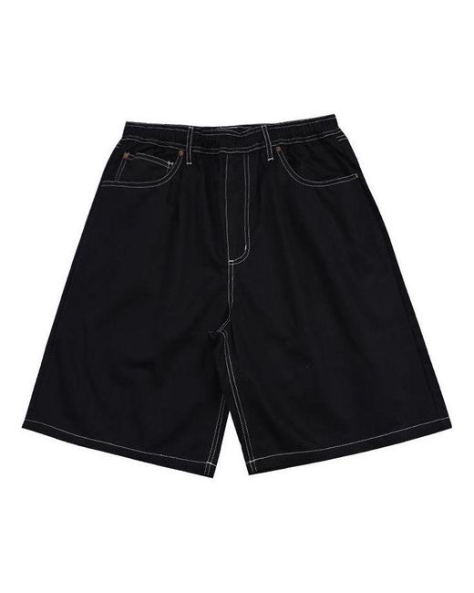 Converse Black 5-pocket baggy Shorts for men