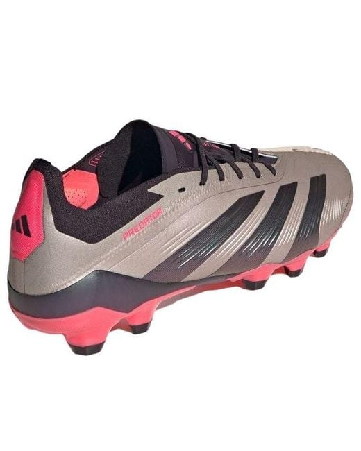 Adidas Predator Elite Low Hg Ag 'Platina Metallic Aurora Turbo' for men