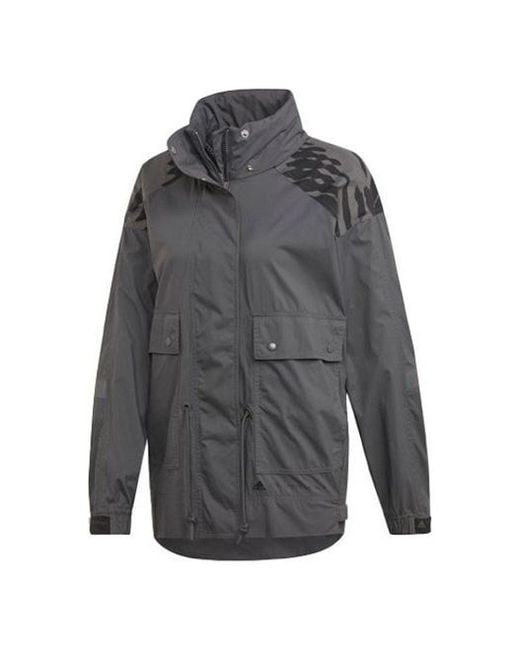 Adidas Gray (Wmns) By Stella Mccartney Run Ultimate Jacket