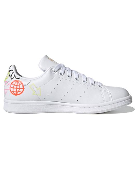 Adidas White (Wmns) Stan Smith 'Doodle'