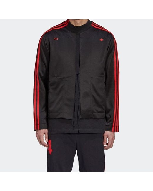 Adidas Black Originals X 424 Kimono Jacket for men