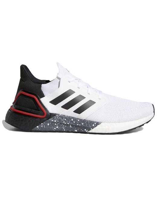 Adidas White Ultra Boost 20 for men