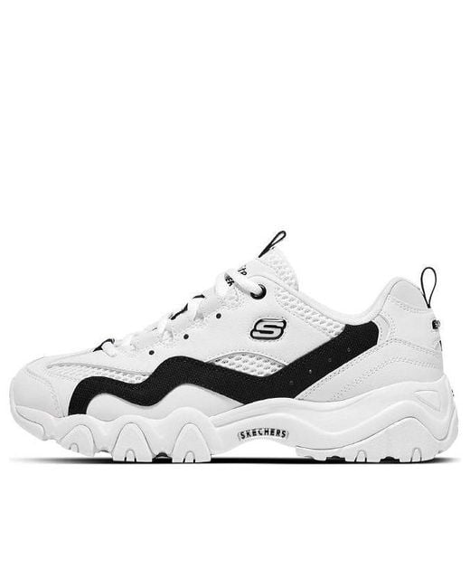 Skechers White (Wmns) D'Lites 2.0