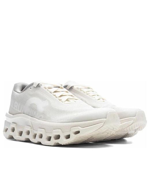 On Shoes White (Wmns) X Invincible Cloudmonster 2 'Ivory'