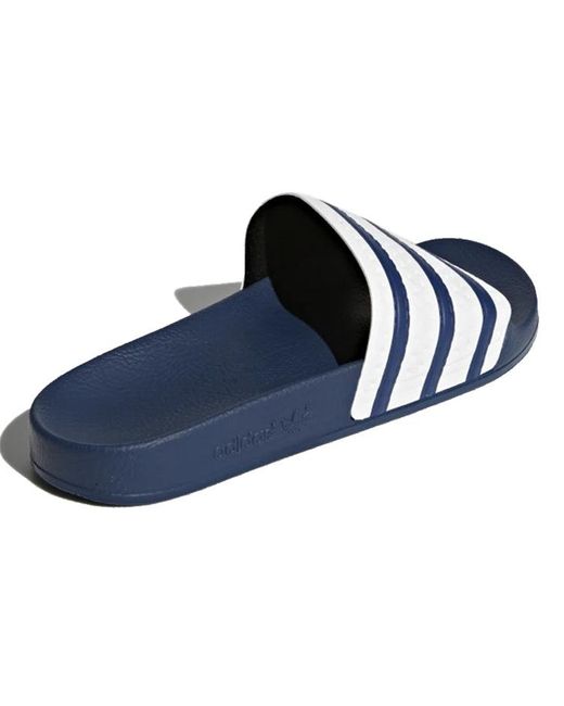 Adidas Blue Adilette Slide 'Adi' for men