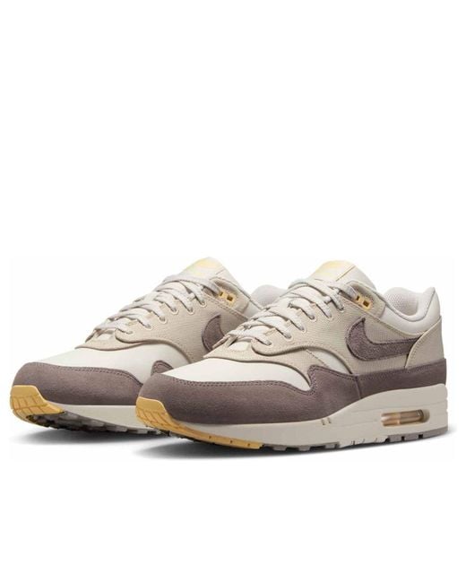 Nike White Air Max 1 Prem Sneaker for men