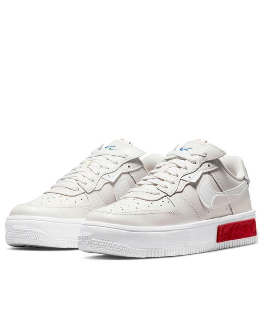 Nike White (Wmns) Air Force 1 Fontanka 'Phantom University'