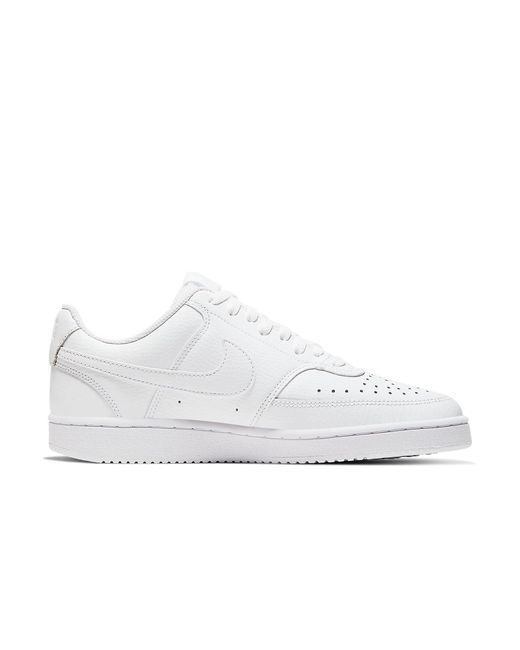 Nike White Court Vision Low Shoes