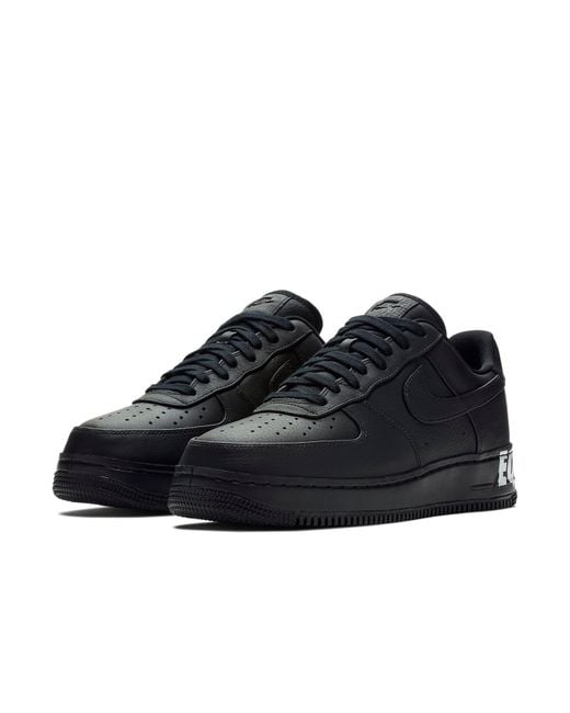 Nike Black Air Force 1 Low Cmft Bhm 'Equality' for men