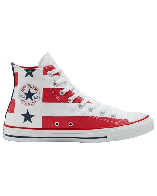 Converse Chuck Taylor All Star High 'stars Stripes' in Red for Men | Lyst