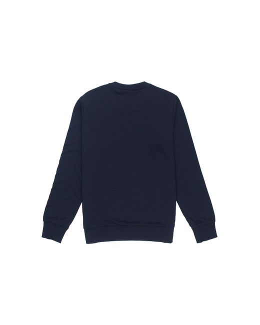 Adidas Blue Essentials French Terry 3-stripes Sweatshirt for men