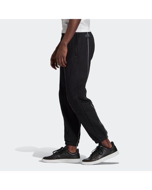 Adidas Black Originals F Sweatp Cozy Bundle Feet Pocket Casual Sports Pants for men