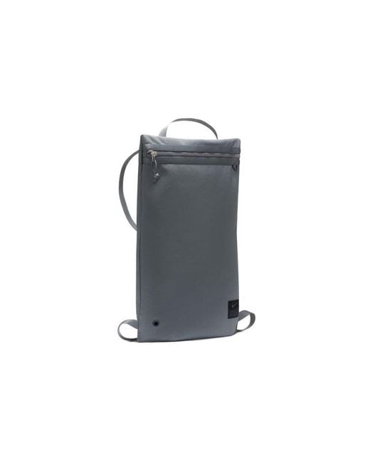 Nike Gray Utility Fabric Zipper Outdoor Cozy Durable Training Gym Backpack