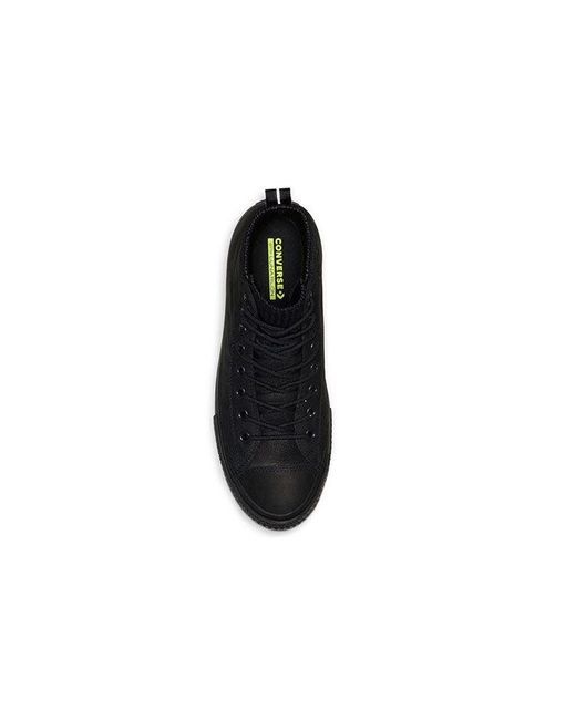 Converse Black Chuck Taylor All Star Waterproof Hi 'Triple' for men