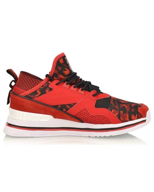 Li-ning Red 001 T1000 No Boundry Mid for men