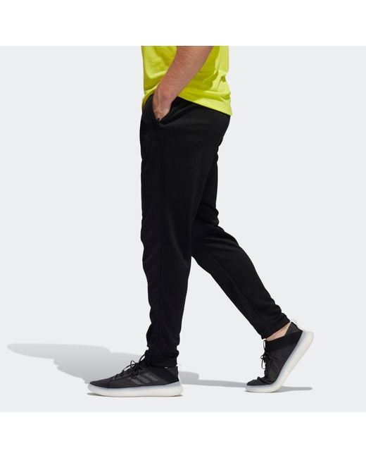 Adidas Black City Base Pant Solid Color Basic Sports Pants for men