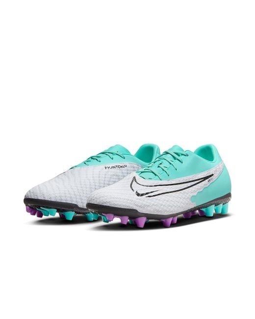 Nike Blue Phantom Gx Academy Artificial-grass Low-top Soccer Cleats for men