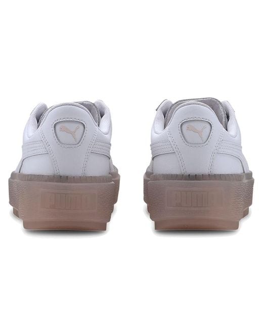 PUMA (Wmns) Platform Trace Translucent in White | Lyst UK