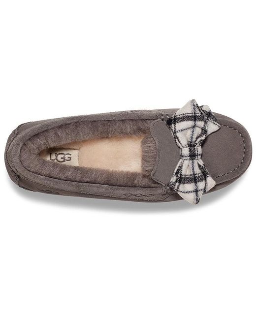 Ugg Gray (Wmns) Ansley Plaid Bow 'Charcoal'