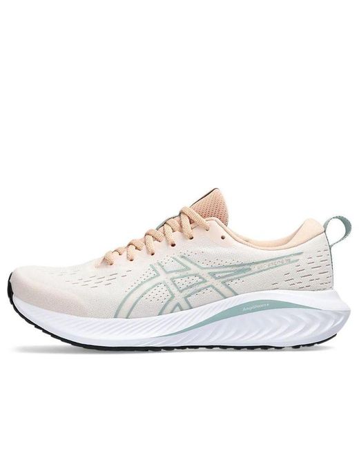 Asics White Gel-excite 10 Running Shoes