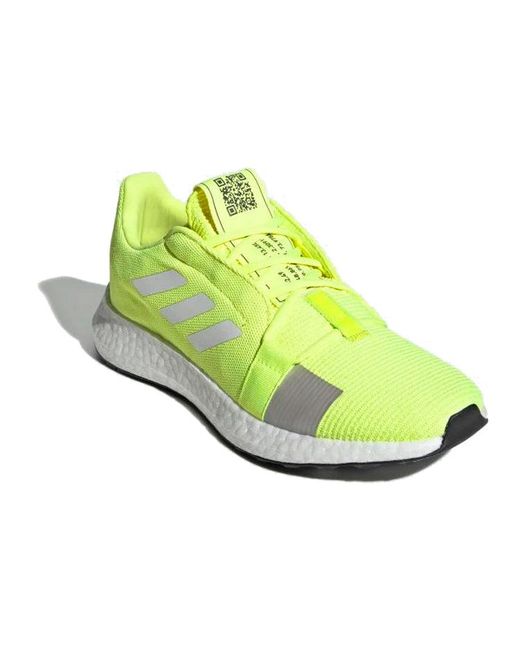 Adidas Yellow Senseboost Go 'Solar' for men