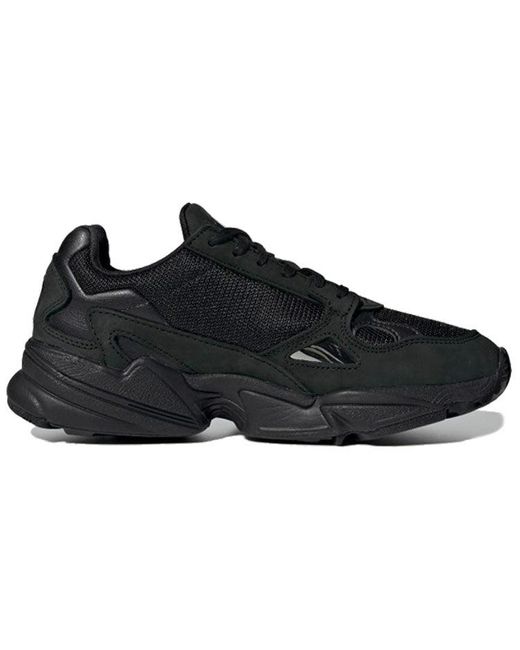 adidas falcon core black