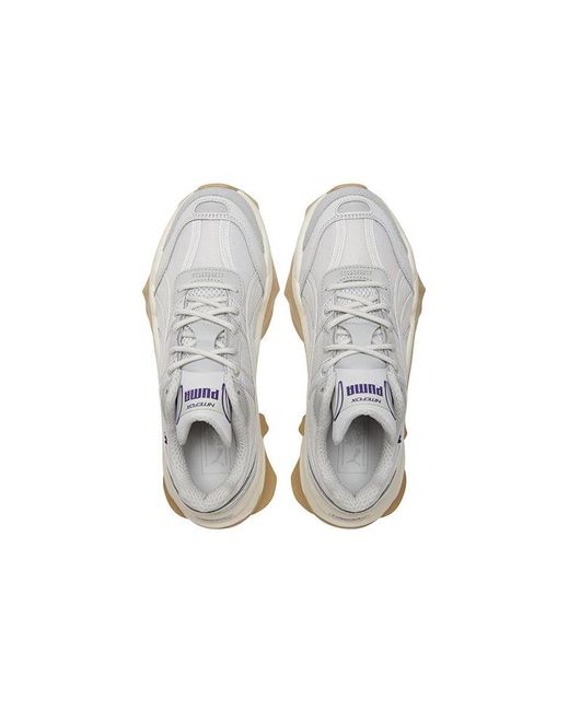 PUMA White Nitefox Mmq Athleisure Casual Sports Shoe for men