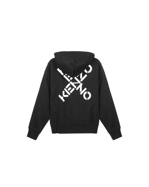 KENZO Black (Wmns) Fw20 Hooded Long Sleeves Hoodie Sports