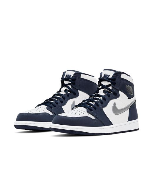 Nike White 1 Retro High Co.Jp 'Midnight' Suitcase Special Box for men