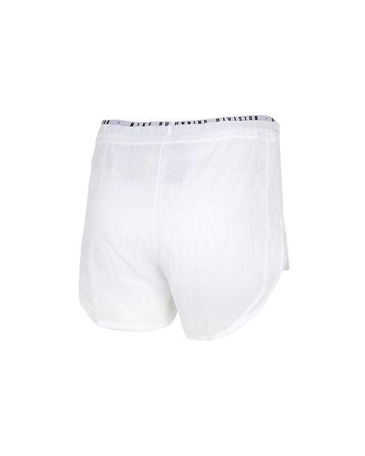 Nike White (Wmns) As Nk Run Dvn Tmpo Luxe 2In1 Sports Shorts