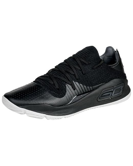Under Armour Black Curry 4 Low for men