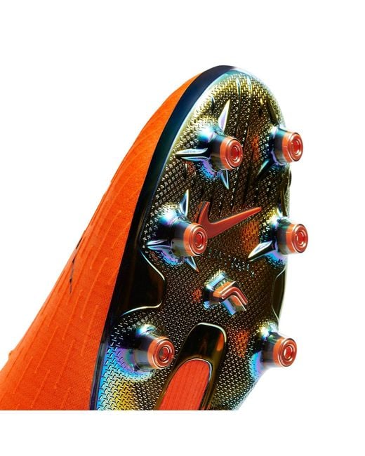 Nike Orange Mercurial Vapor 12 Elite Ag Pro for men