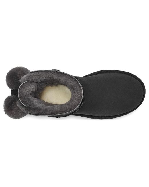 Ugg Black (Wmns) Mini Bailey Fuzzy Bow