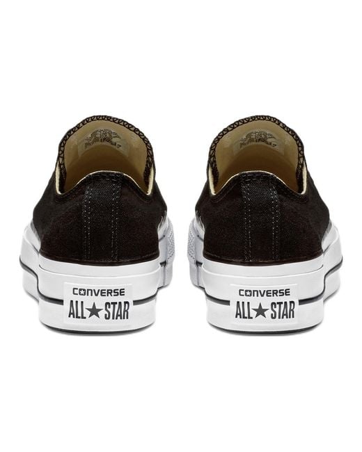 Converse Black (Wmns) Chuck Taylor All Star Lift Platform Canvas Ox