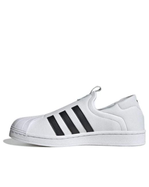 Adidas White (Wmns) Superstar Slip-On 'Cloud'