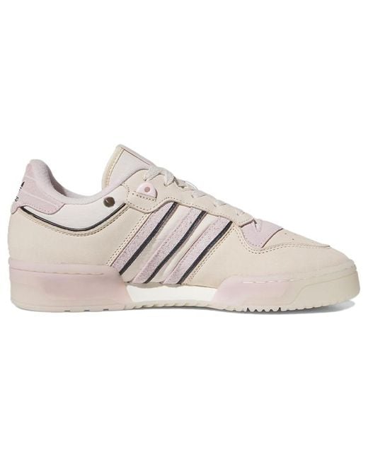 Adidas White Rivalry Low 86 Shoes 'Wonder Almost' for men