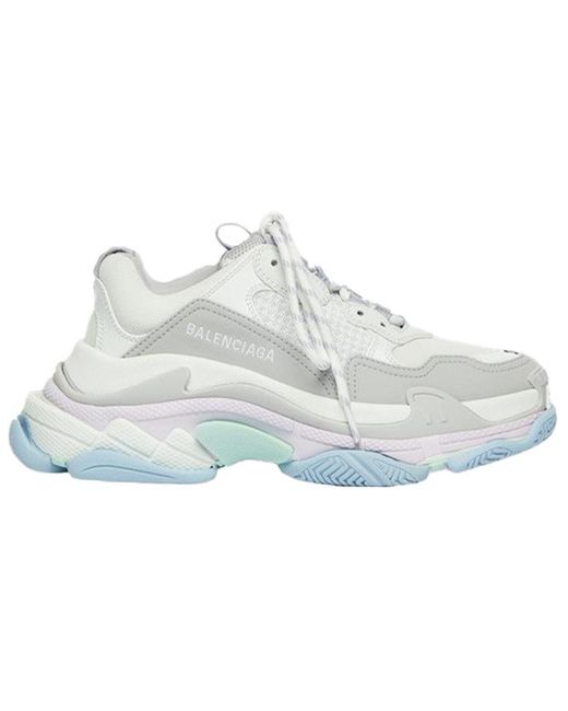 Balenciaga White (Wmns) Triple S Sneaker 'Pastel'