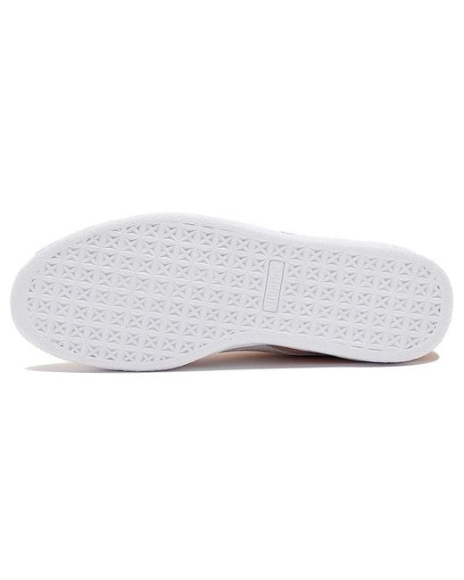 PUMA Pink Suede Classic Shoes for men