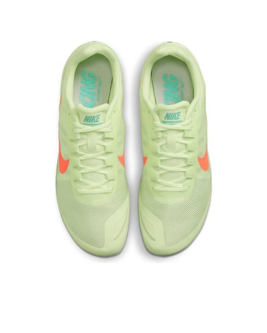 Nike Green Air Zoom Rival D Spikes 'Barely Volt Hyper' for men