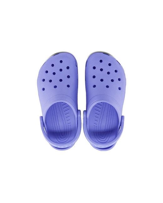CROCSTM Purple Classic Clog Beach Crystal Sandals