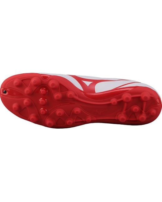 Mizuno Red Potrero Wide Ag Short Nail Soccer Shoes for men