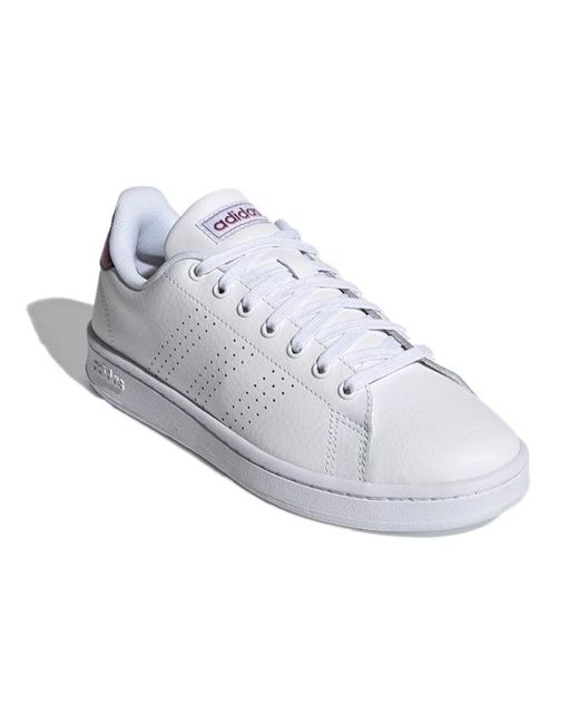 Adidas White (Wmns) Advantage Cherry Metallic'